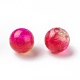 Transparent Crackle Acrylic Beads CACR-N002-8MM-M-3