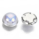 Botones de costura de plástico ABS imitación perla BUTT-S005-12mm-01S-2