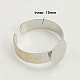 Componenti dell'anello in ottone polsino KK-G172-N-2