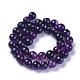Natural Agate Beads Strands G-G580-10mm-25-3