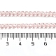 Chapelets de perles en verre transparente   EGLA-A035-T3mm-D20-5