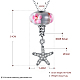 925 Sterling Silver Pendant Necklaces NJEW-BB18225-3