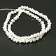 Natural White Jade Beads Strands G-C224-4x4mm-10-2
