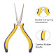 BENECREAT 5.75 Inch Needle Nose Pliers Extra Long Needle Nose Plier with Comfort Rubber Grip For Jewelry Making PT-BC0002-01-5