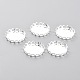 304 Stainless Steel Cabochon Settings STAS-Y001-09D-S-1