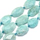 Chapelets de perles en amazonite naturelle G-O170-74B-1