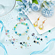 Arricraft 8 perle di vetro di colore GLAA-AR0001-42-4