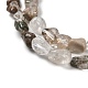 Натуральный зеленый lodolite кварц бисер пряди G-P497-01E-05-4