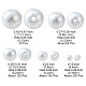 5 estilo de cuentas de perlas de imitación de plástico abs KY-FS0001-05-5