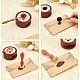 CRASPIRE Carnival Wax Seal Stamp 25mm Circus Party Star Sealing Wax Stamps Retro Rosewood Handle Removable Brass Head for Wedding Invitations Envelopes Halloween Christmas Thanksgiving Gift Packing AJEW-WH0412-0089-3