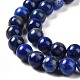 Chapelets de perles en lapis-lazuli naturel G-P348-01-6mm-3