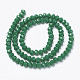 Opaque Solid Color Glass Beads Strands EGLA-A034-P2mm-D09-2