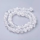 Crackle Glass Beads Strands GLAA-F098-02C-25-2