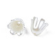 Tapas de abalorios de flores de perlas de imitación de plástico abs X-KY-T023-036-5