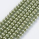 Hebras de perlas de vidrio ecológicas HY-A008-10mm-RB055-1