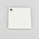 Portachiavi in mdf bianco a sublimazione bifacciale ZXFQ-PW0001-045-1