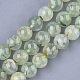 Chapelets de perles en préhnite naturelle G-S333-10mm-032-1