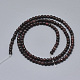 Natürlicher Granat Perlen Stränge G-S266-3mm-15-2