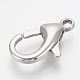 304 Stainless Steel Lobster Claw Clasps STAS-T033-26B-2
