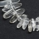 Natürlichem Quarz-Kristall-Perlen Stränge G-K220-16-3