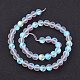 Synthetic Moonstone Beads Strands G-F430-01-8mm-2