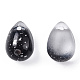 Two Tone Spray Painted Glass Charms GLAA-T016-37-E01-2