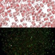 Светящиеся стеклянные бусины SEED-A033-07M