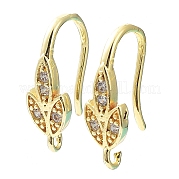 Латунные крючки для серьги из чистого циркония KK-R149-19G
