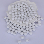 Круглые силиконовые фокусные бусины SI-JX0046A-64