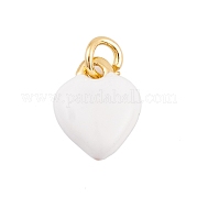 Подвески из латуни с эмалью в стойку KK-P269-10G-05