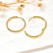 Серьги-кольца из нержавеющей стали 304 для женщин EJEW-M068-15G-G