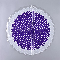 Geschenkpapier aus orientiertem Polypropylen (opp) aus Kunststoff&nbsp;LS-AJEW-F043-01E
