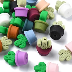 21 Stück 21 Farben Silikon-Fokalperlen&nbsp;SIL-CJ0002-03