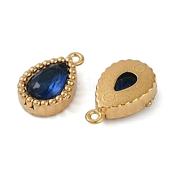 Placcatura ionica (ip) 304 acciaio inossidabile micro pavé zirconia cubica charms&nbsp;STAS-K256-20G-05