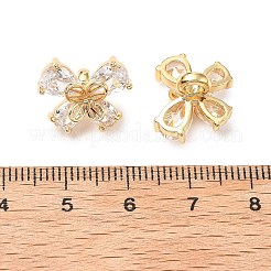Pendentifs en laiton zircon cubique transparent&nbsp;KK-A259-25A-G