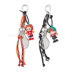 2 pièce de décorations suspendues en corde de polyester et spandex&nbsp;HJEW-JM04052