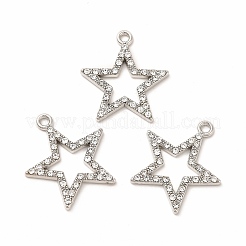 Legierung rhinestone-anhänger&nbsp;PALLOY-I217-19P