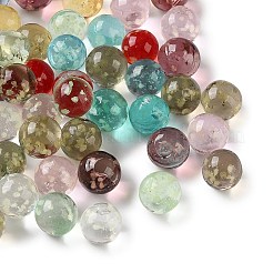 Perles lumineuses transparentes faites à la main en verre filé&nbsp;LAMP-F045-02A