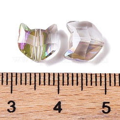 100 pièces galvanoplastie perles de verre&nbsp;EGLA-P060-01B-HR02