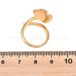 Offene Manschettenringe aus Edelstahl 304&nbsp;RJEW-E298-03G