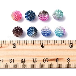 50pcs 5 Farben nachgemachte Perlenacrylperlen&nbsp;OACR-FP0001-16