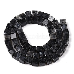 Natürliche Larvikit-Perlenstränge&nbsp;G-T139-6x6-25A