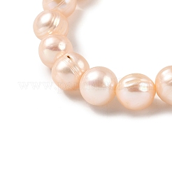 Brins de perles de culture d'eau douce naturelles&nbsp;PEAR-I007-07T-03