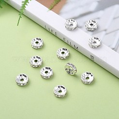 Kristall-Strass-Abstandshalterperlen aus Eisen der Güteklasse A&nbsp;RB-A010-10MM-S