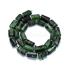 Chapelets de perles de rubis en zoïsite naturelle&nbsp;G-O170-146