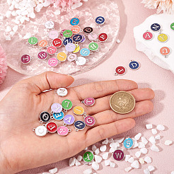 Colgantes de esmalte de aleación 52pcs&nbsp;ENAM-TA0003-14