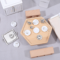 Vajilla de plástico en miniatura&nbsp;DIY-WR0005-60B