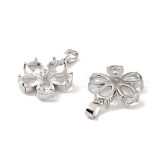 Pendenti in ottone e zirconi trasparenti&nbsp;KK-G558-05P