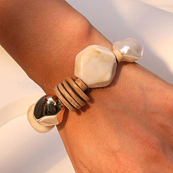 Bracelets extensibles en perles de plastique et en plastique CCB&nbsp;WG1DA6D-01