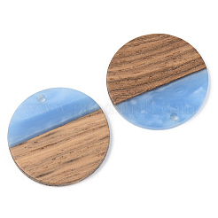 Colgantes de resina y madera de nogal&nbsp;RESI-S389-025A